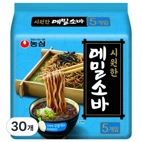 지금 제일 많이 팔린 농심메밀소바 BEST 10