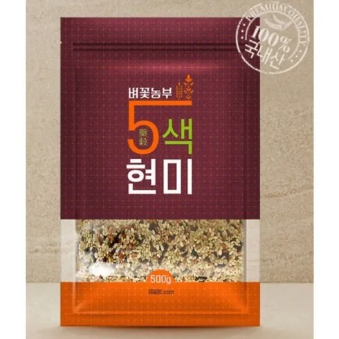 올해 제일 많이 팔린 중벼꽃농부 오색현미 500g X 21봉 BEST 10